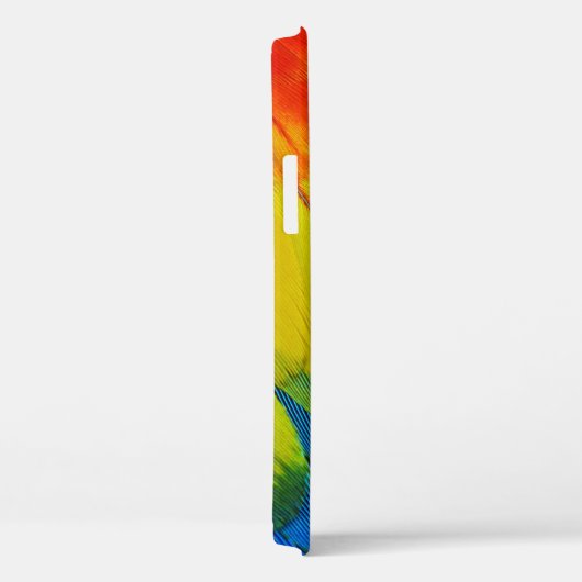 Gelbe, rote, blaue und grüne Federn Case-Mate iPhone Hülle (Rückseite / Rechts)