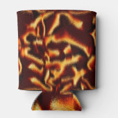 Gelbe rote Flecken sehen aus, wenn Spray oder Tint Dosenkühler (Rückseite)