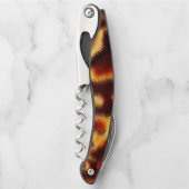 Gelbe rote Flecken sehen aus, wenn Spray oder Tint Kellnermesser (Vorderseite)