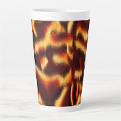 Gelbe rote Flecken sehen aus, wenn Spray oder Tint Milchtasse (Vorderseite)