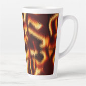 Gelbe rote Flecken sehen aus, wenn Spray oder Tint Milchtasse (Rechts)