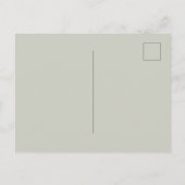 Gelbe rote Pfirsichblüten Postkarte (Rückseite)