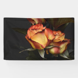 Gelbe Rote Rose Banner