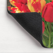 Gelbe & rote Tulpen Mousepad (Ecke)