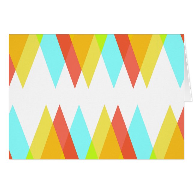 Gelbe, rote und kadettenblaue Dreiecke (Vorderseite (Horizontal))