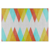 Gelbe, rote und kadettenblaue Dreiecke Schneidebrett (Vorderseite)