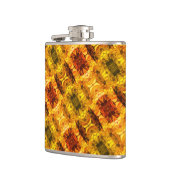 Gelbe rötliche Stücke und Formen Flachmann (Links)