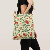 Gelbe Rowan Wasserfarbe Nahtloses Muster Tasche (Von Nahem)