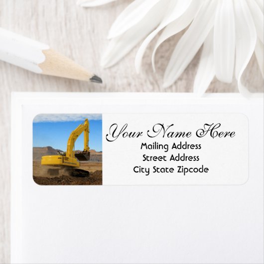 Gelbe Rücksendeadresse (Insitu)