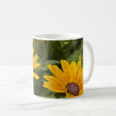 Gelbe Rudbeckia-Blume und Biene Kaffeetasse (VorderseiteRechts)
