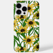 Gelbe Rudbekie auf Weiß Case-Mate iPhone Hülle (Rückseite)