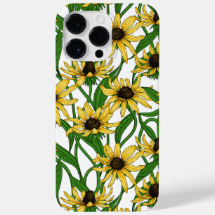 Gelbe Rudbekie auf Weiß Case-Mate iPhone 14 Pro Max Hülle