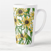 Gelbe Rudbekie auf Weiß Milchtasse (Rechts)