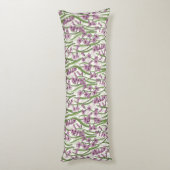 Gelbe Rudbekie auf Weiß Seitenschläferkissen (Rückseite (Vertikal))