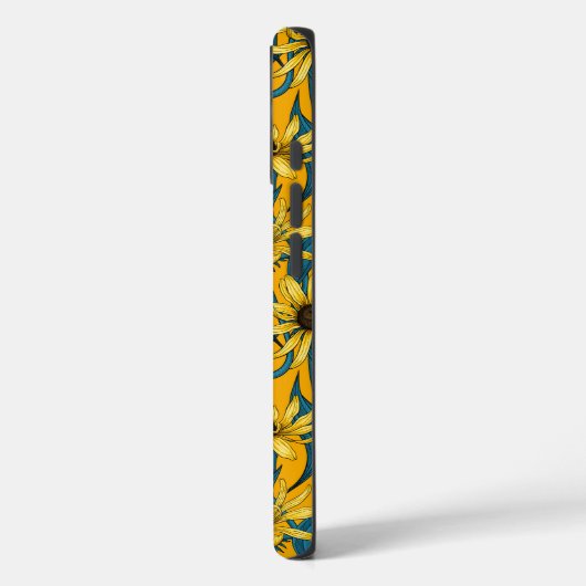 Gelbe Rudbekie Case-Mate iPhone Hülle (Rückseite / Links)