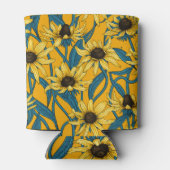 Gelbe Rudbekie Dosenkühler (Rückseite)