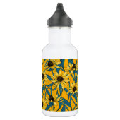 Gelbe Rudbekie Edelstahlflasche (Rechts)