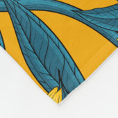 Gelbe Rudbekie Fleecedecke (Ecke)