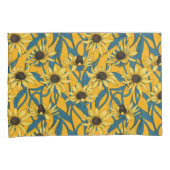 Gelbe Rudbekie Kissenbezug (Vorderseite-Rechts)