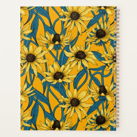 Gelbe Rudbekie Planer (Rückseite)