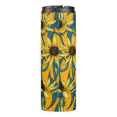 Gelbe Rudbekie Thermosbecher (Rückseite)