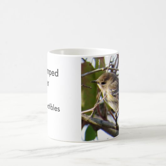 Gelbe-rumped Trällerer-Kaffee-Tasse Kaffeetasse (Mittel)