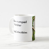 Gelbe-rumped Trällerer-Kaffee-Tasse Kaffeetasse (Vorderseite Links)