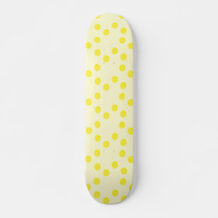 Gelbe runde Kreise Skateboard