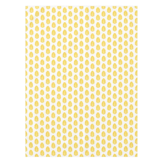 Gelbe Rustikale Ostereier Tischdecke (Vorderseite)