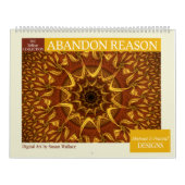 Gelbe Sammlung Abstrakte Fraktale 2026 Kalender (Titelbild)