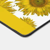 Gelbe Scatter-Sonnenblumen Schreibtischunterlage (Ecke)