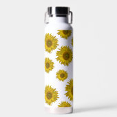 Gelbe Scatter-Sonnenblumen Trinkflasche (Vorne)