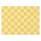 Gelbe Schachbrettmuster Tischdecke (Vorderseite (Horizontal))