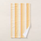 Gelbe Schattenstreifen Badhandtuch Set (Handtuch)