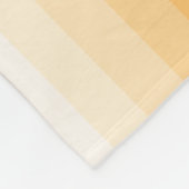 Gelbe Schattenstreifen Fleecedecke (Ecke)