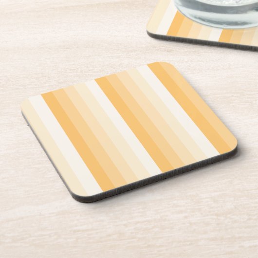 Gelbe Schattenstreifen Getränkeuntersetzer (Linke Seite)