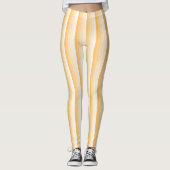 Gelbe Schattenstreifen Leggings (Vorderseite)