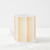 Gelbe Schattenstreifen Mattglastasse (Vorderseite Links)