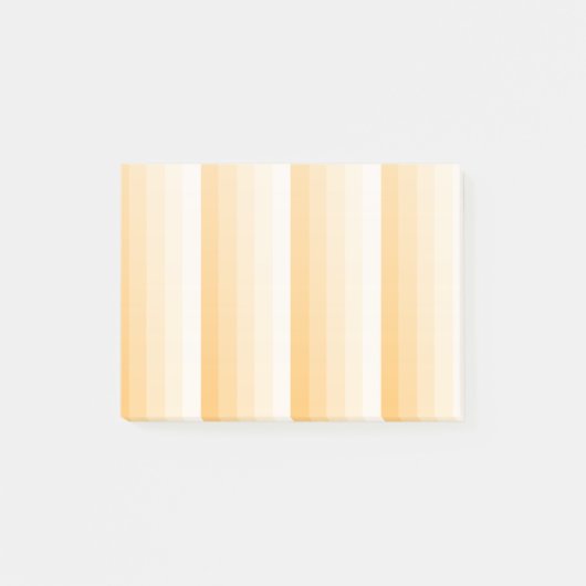Gelbe Schattenstreifen Post-it Klebezettel (Vorderseite)