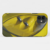 Gelbe Scheinwerfer-Nahaufnahme Korvette Z06 Case-Mate iPhone Hülle (Rückseite (Horizontal))