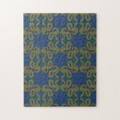 Gelbe Schlangen-Puzzle Puzzle (Vertikal)