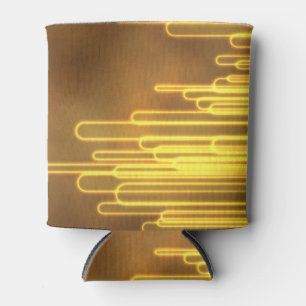 Gelbe Schleifen auf einer Dose kühler Dosenkühler