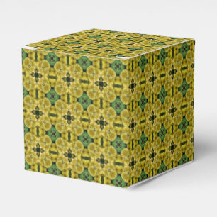 Gelbe Schlüsselblumen-Blumen-Abstrakte Kunst   Geschenkschachtel