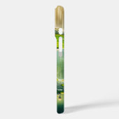 Gelbe Schmetterling in einer Regendusche Case-Mate iPhone Hülle (Rückseite / Links)