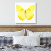 Gelbe Schmetterling Leinwanddruck (Insitu (Schlafzimmer))