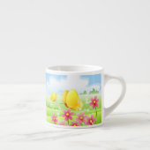 Gelbe Schmetterlinge Espressotasse (Rechts)