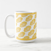 Gelbe Schmetterlinge Kaffee Tasse (Links)