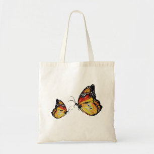 Gelbe Schmetterlinge Zeichnend Tasche des Haushalt