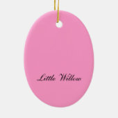 Gelbe Schmetterlings-Verzierung Keramikornament (Hinten)