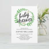 Gelbe Schmetterlingshülse Kinderdusche Einladung (Stehend Vorderseite)